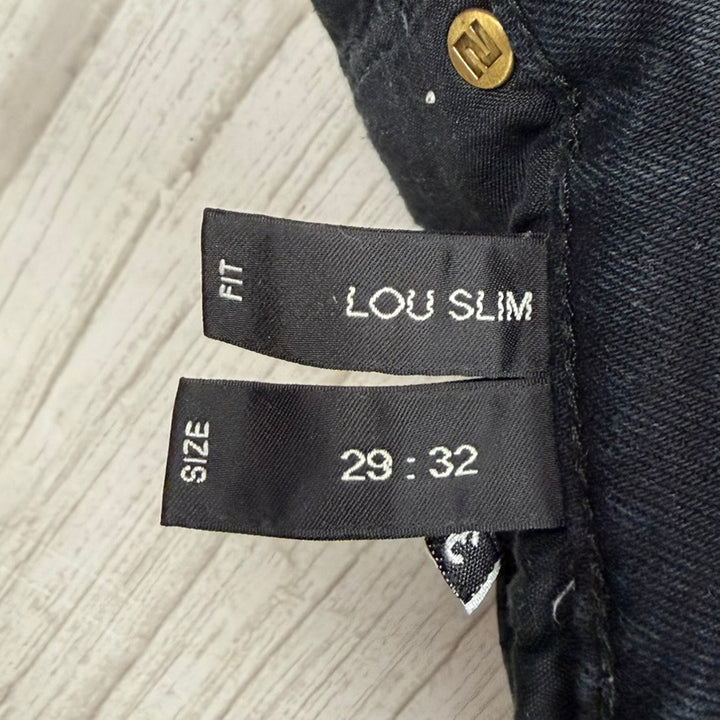NEUW 'Lou Slim' Aged Black Mens Jeans - Size 29/32