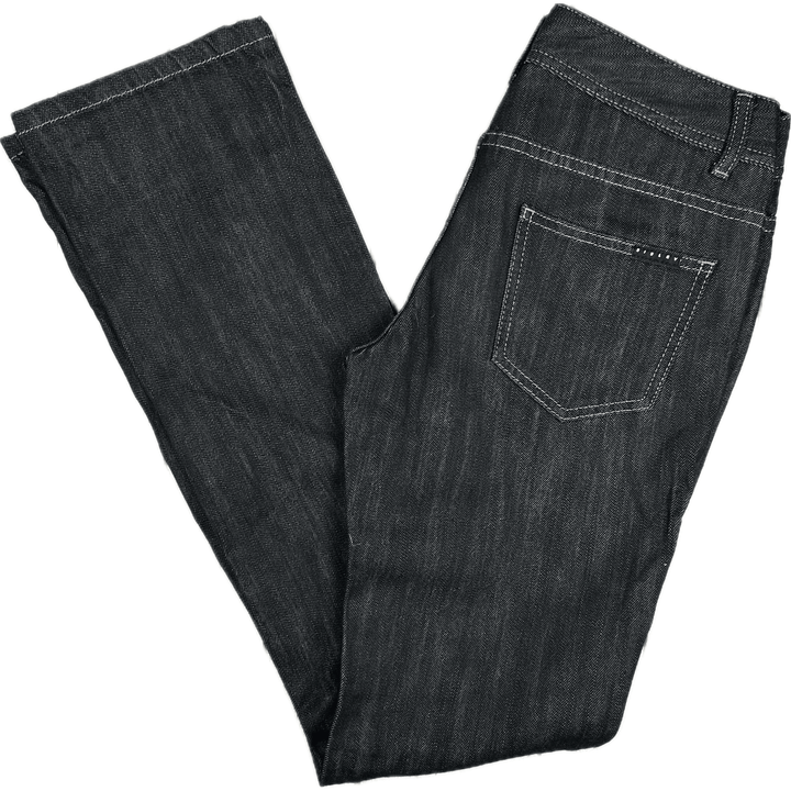 Sisley Italian Made Low Rise Straight Leg Jeans Size- 28 - Jean Pool