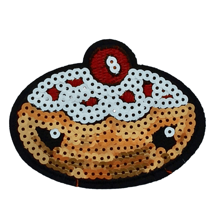 Donut - Sequin & Embroidered Patch