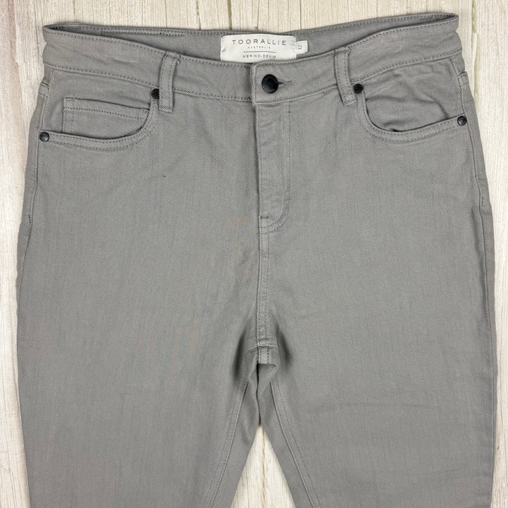 Toorallie Womens Merino Denim Grey Stretch Jeans - Size 12