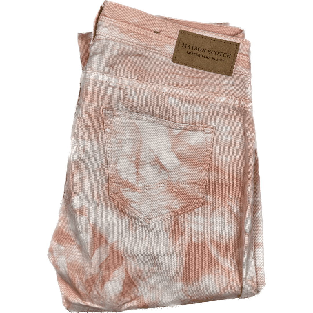 Maison Scotch 'La Parisienne' Tie Dye Effect Jeans - Size 27/32 - Jean Pool