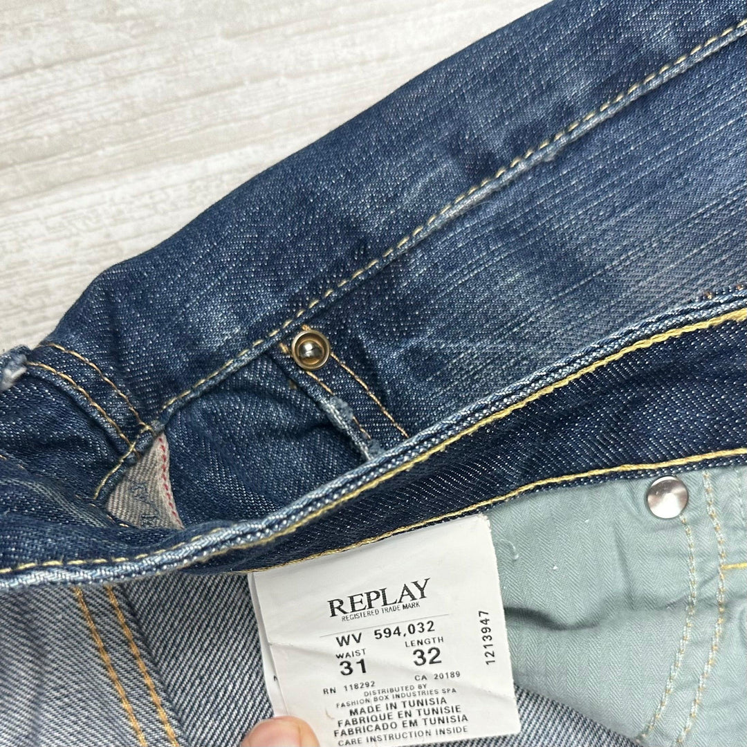 Replay Womens Low Rise Bootcut Jeans - Size 30