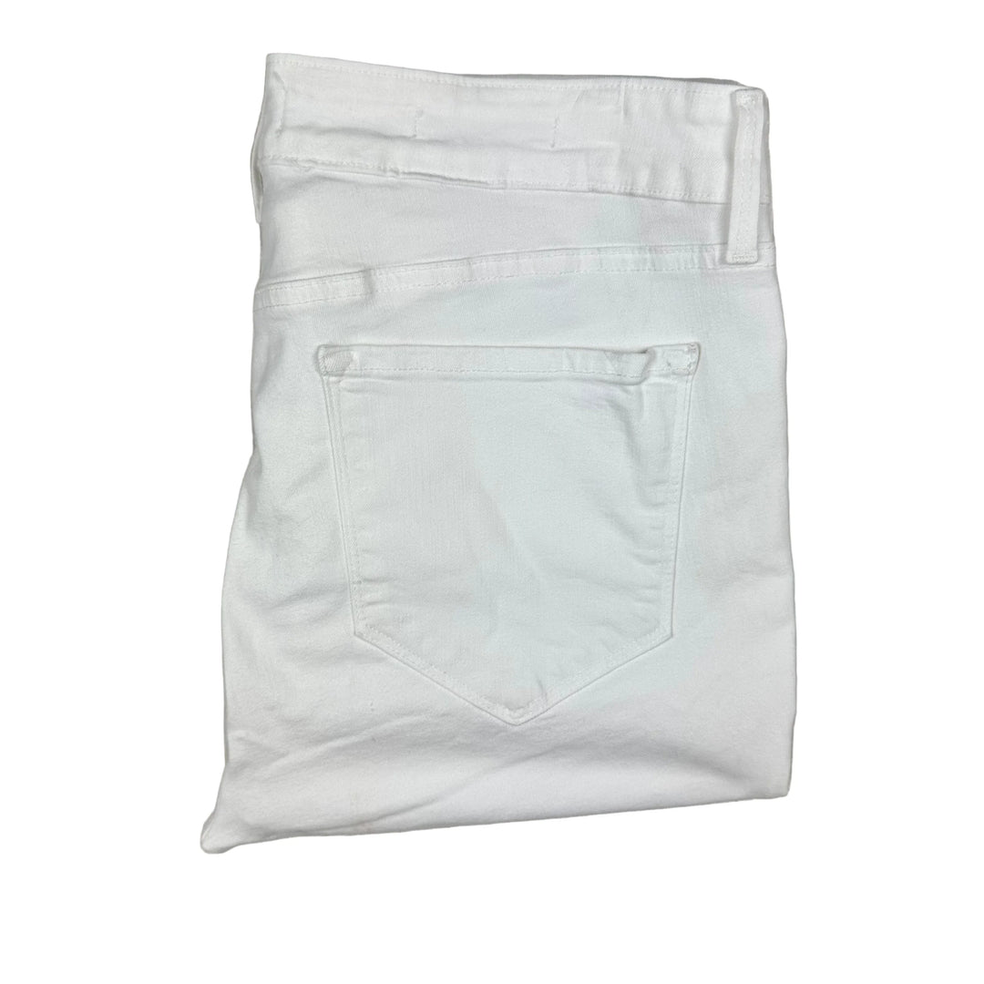 NYDJ - 'Lift & Tuck' MARILYN Straight White Jeans -Size 12US suit 16AU