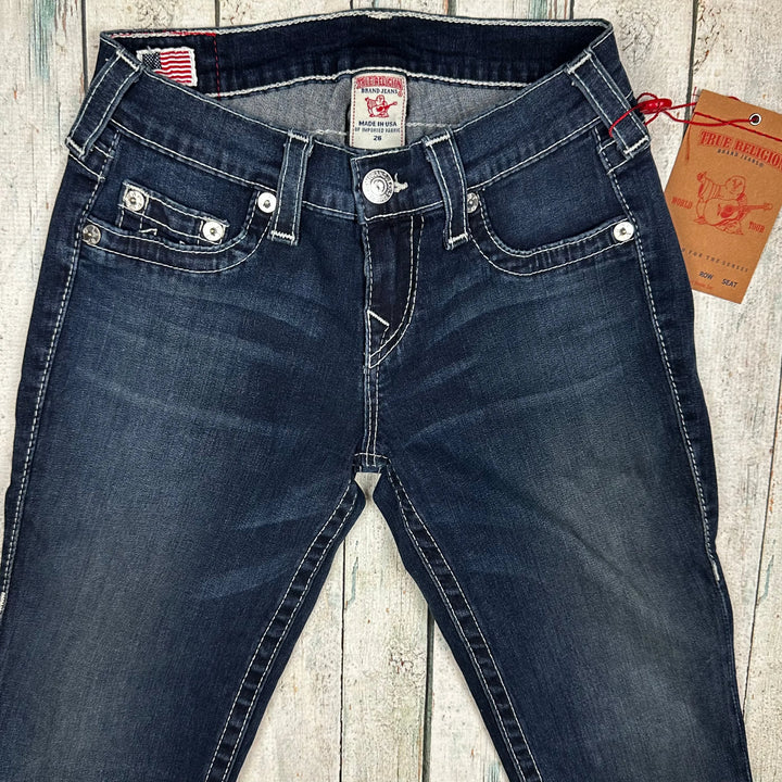 NWT - True Religion 'Casey' Skinny Buckeye Jeans- Size 26 - Jean Pool