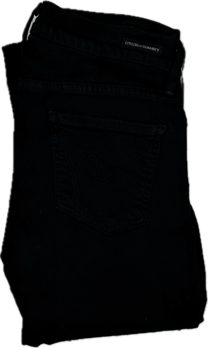 Citizens of Humanity 'Avedon' Low Waist Black Jeans - Size 28 - Jean Pool