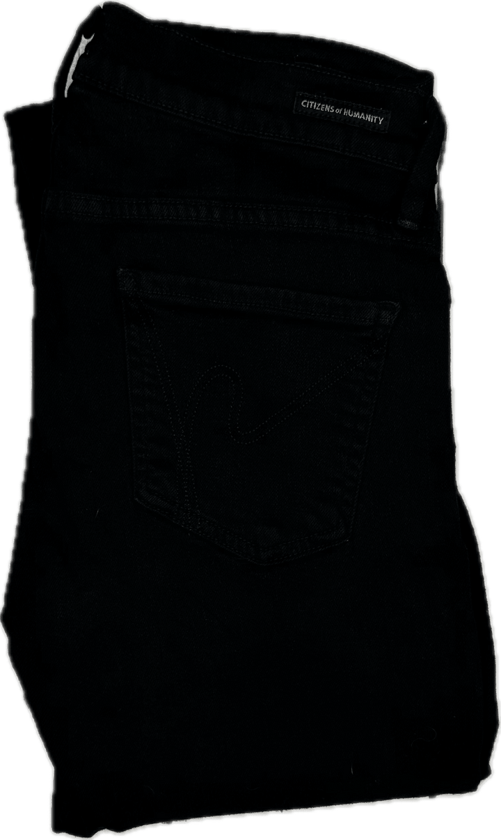 Citizens of Humanity 'Avedon' Low Waist Black Jeans - Size 28 - Jean Pool