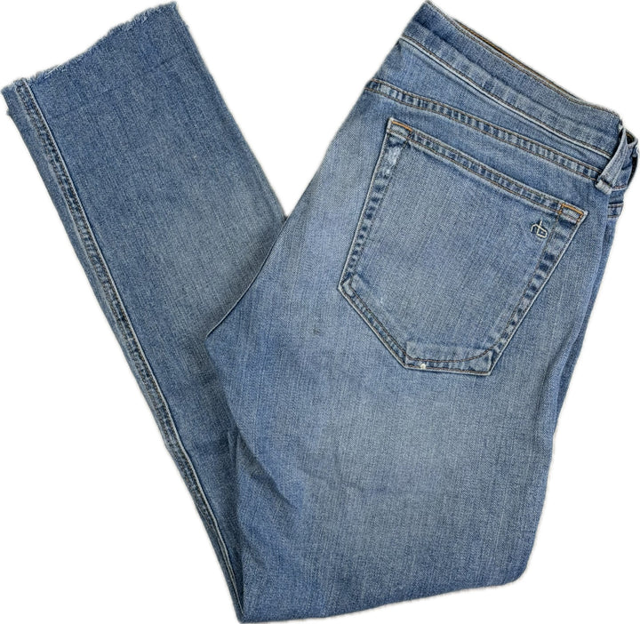 Rag & Bone  'Dre' Low Rise Slim Boyfriend Jeans- Size 26