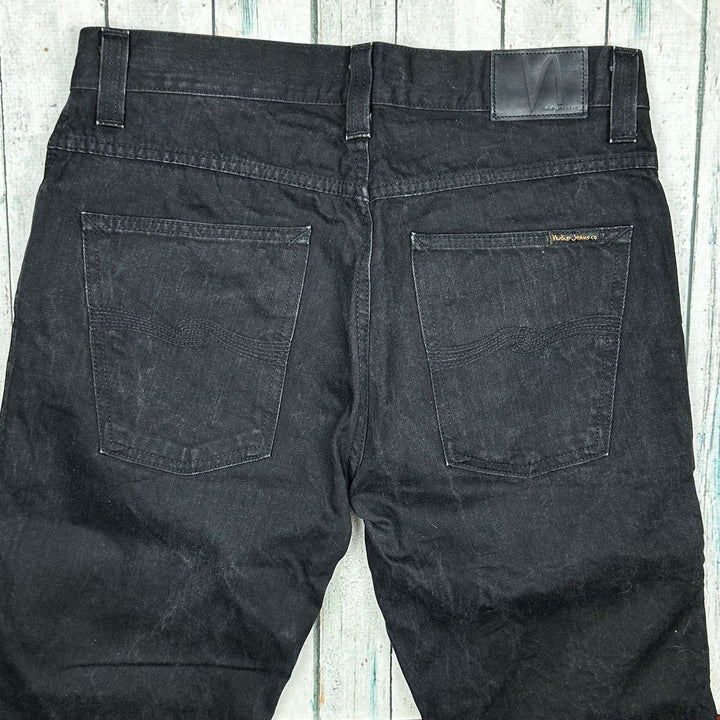 Nudie Jeans Co. 'Slim Jim' Black Black Wash Jeans - Size 34/34 - Jean Pool