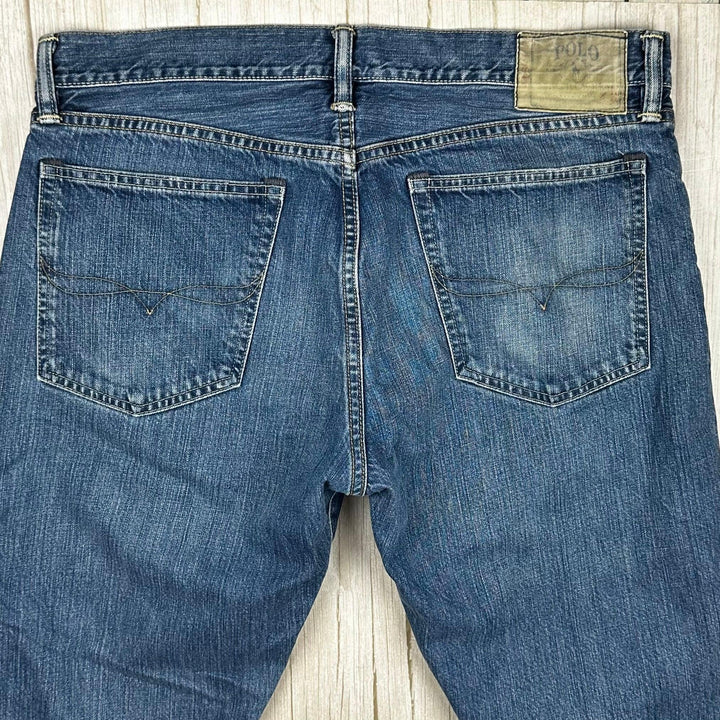 Polo by Ralph Lauren Men's Slim Straight 018 Denim Jeans - Size 35/32