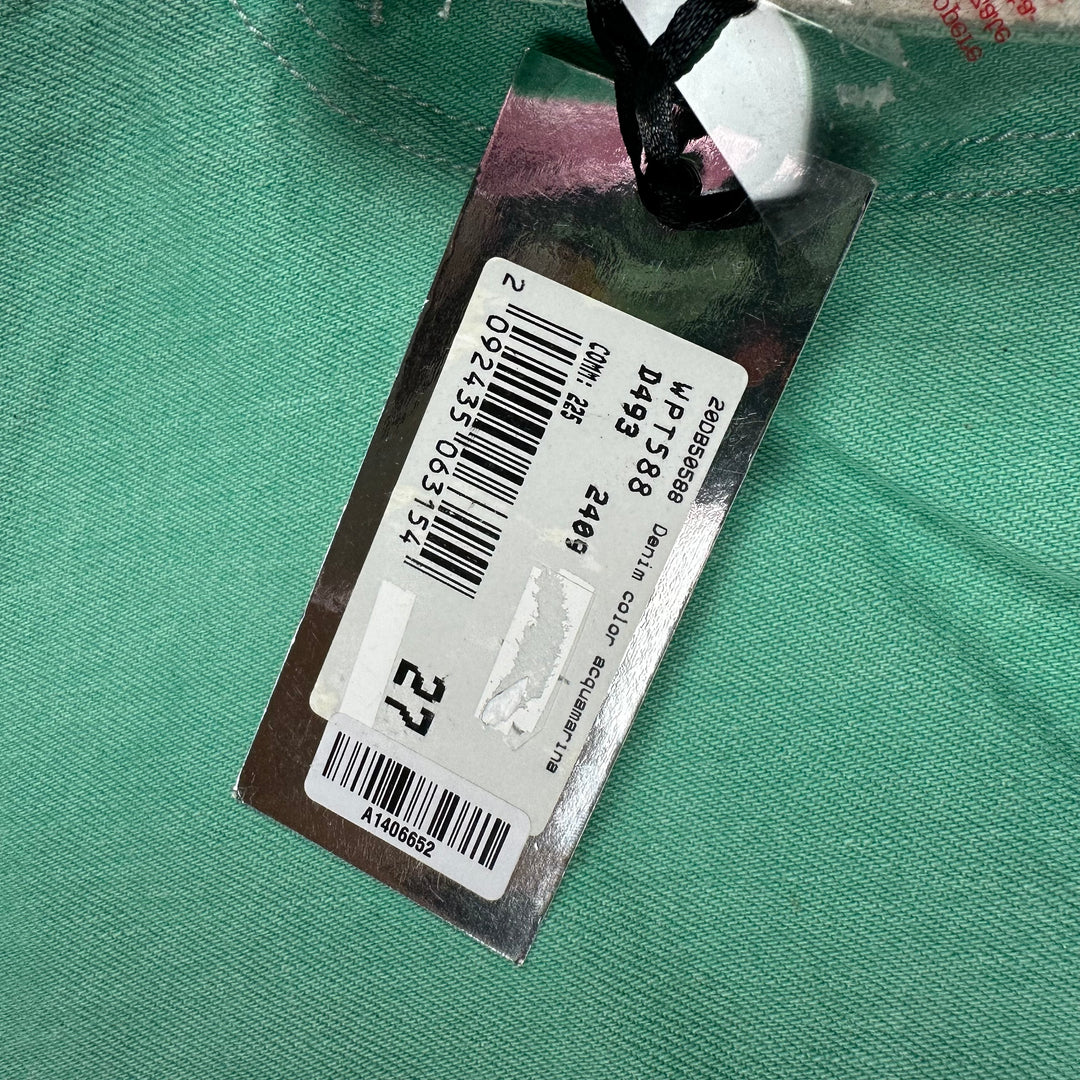 NWT - Ladies  Italian Made Cycle 'Flare' Green Jeans - Size 27