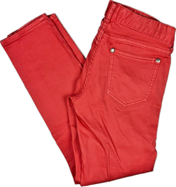 Free People Coral Low Rise Skinny Jeans -Size 26"