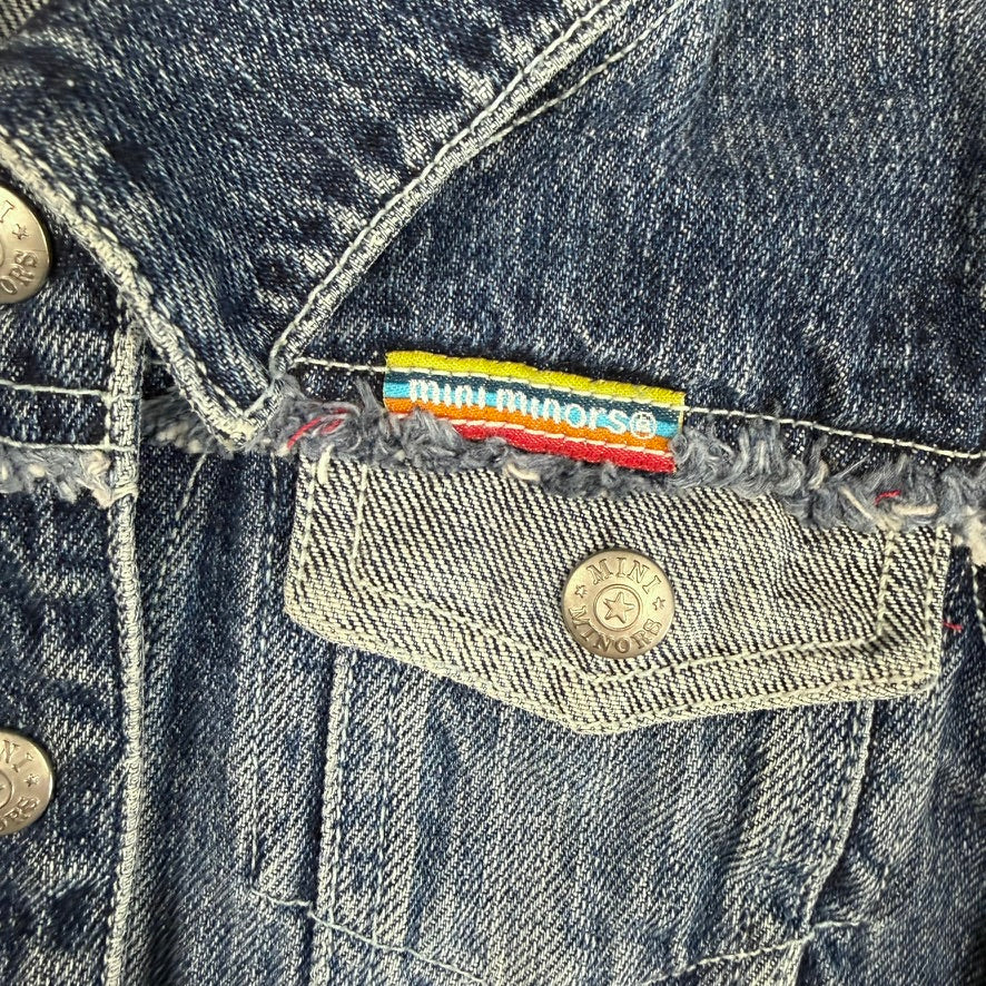 Toddlers Y2K Classic  Denim Jacket by Mini Minors - Size 18M