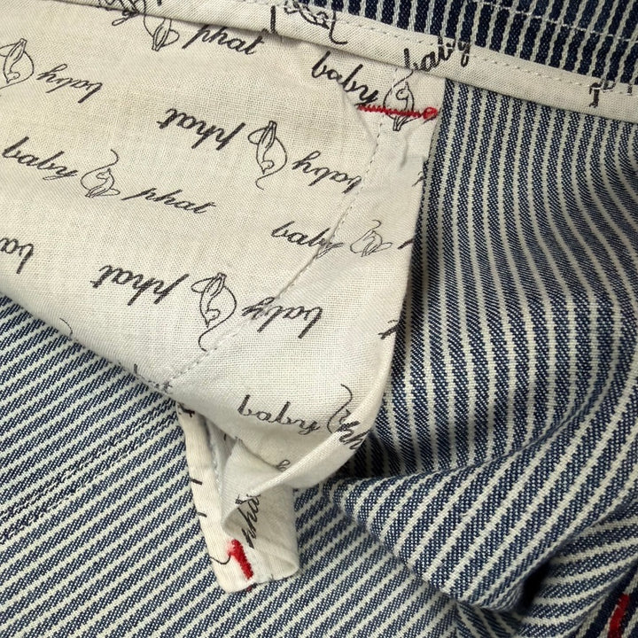 NWT- Baby Phat Engineer Stripe Denim Capri- US Plus Size 24