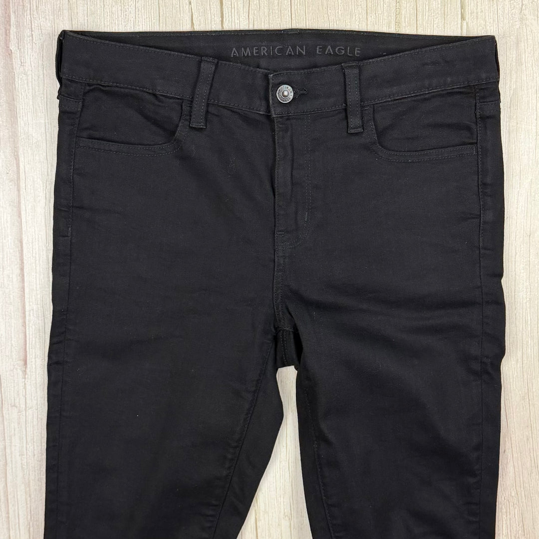 American Eagle Next Level Stretch 'Jegging' Black Jeans- Size 14