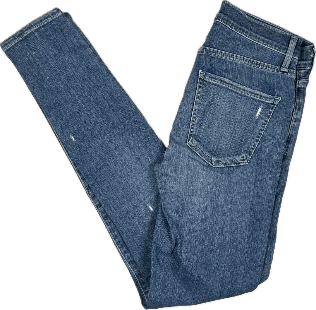 AGOLDE 'Sophie' High Rise Skinny Distressed Jeans- Size 25