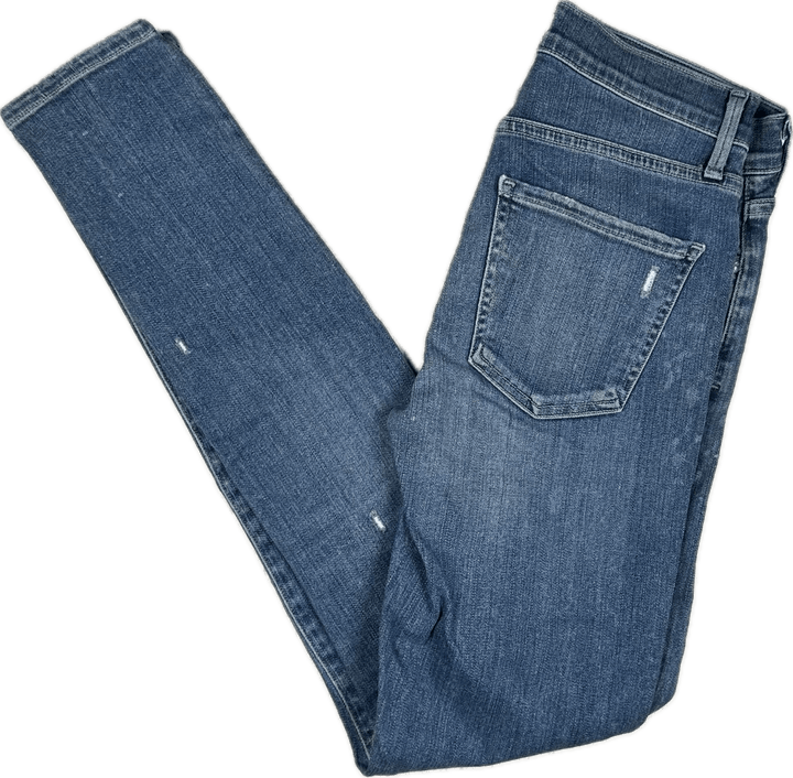 AGOLDE 'Sophie' High Rise Skinny Distressed Jeans- Size 25