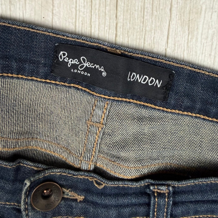 Pepe London 'London' Straight Jeans-  Size 36S