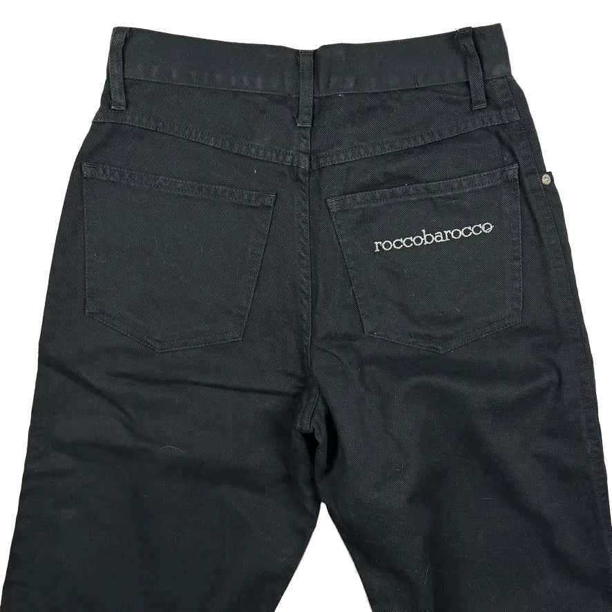 Roccobarocco  Vintage Italian 90's Mom Fit Logo Jeans -Size 7/8