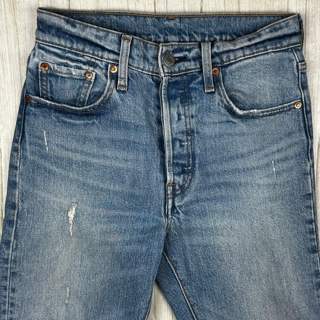 Levis 501 Classic Ladies Denim Jeans -Size 25/32