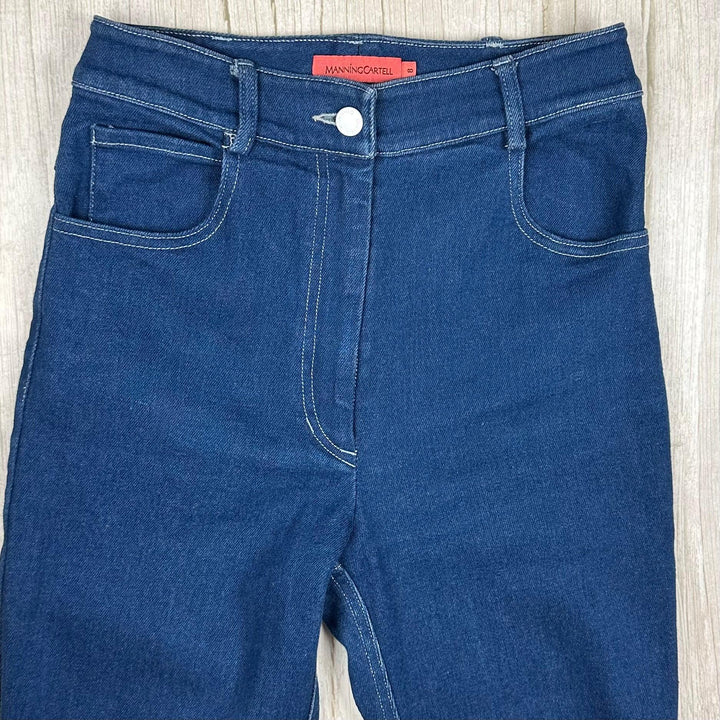 Manning Cartell Australian Made Slim Straight Jeans- Size 8