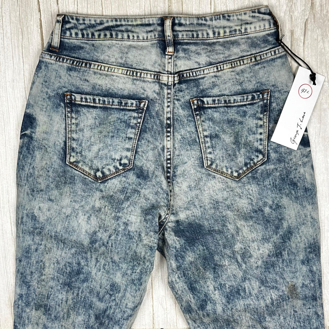 NWT- George J Love Italian Acid Wash Jeans - Size 26