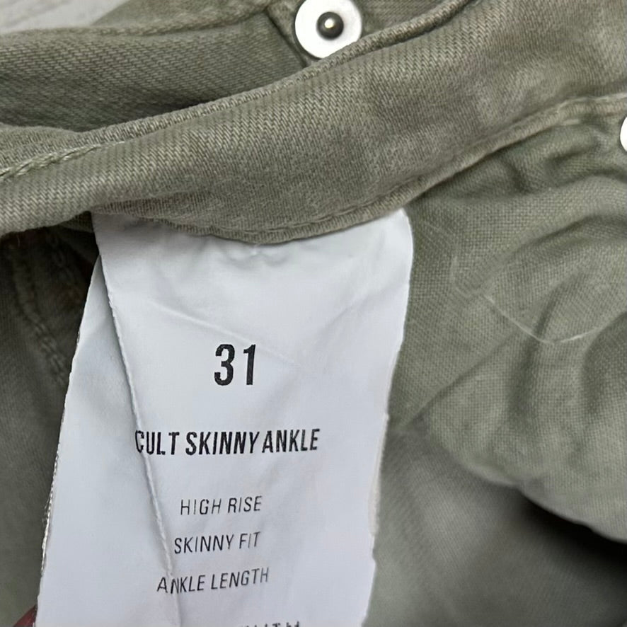 NOBODY Cult Skinny Ankle Light Sage Jeans- Size 31