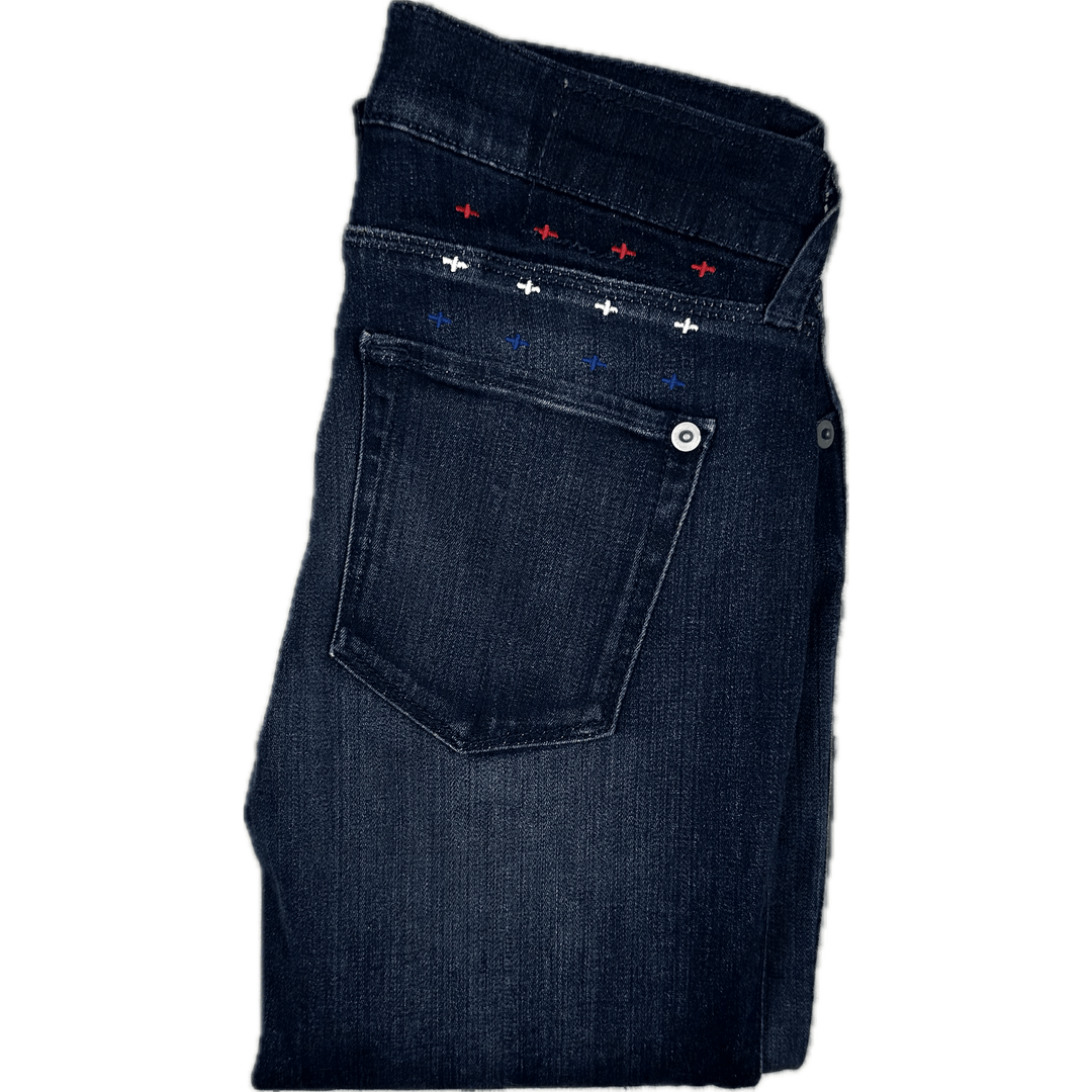 Ksubi 'Skinny Pins' Brenda Wash Jeans- Size 24 - Jean Pool