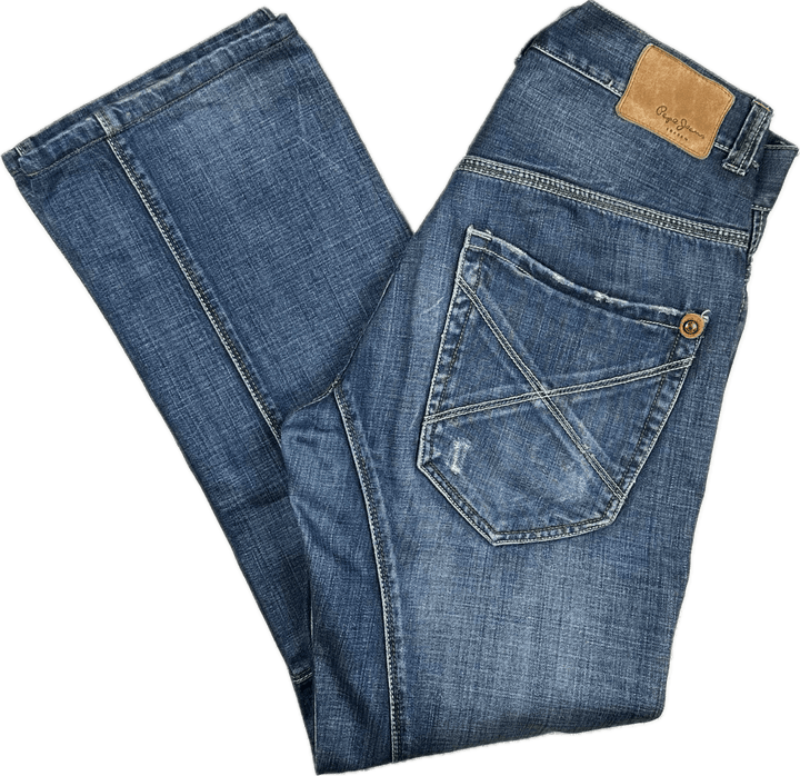 Pepe London- Mens Relaxed Low Rise Jeans- Suit Size 33