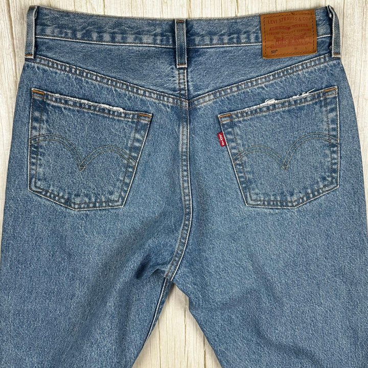 Levis Premium 501s Classic Ladies Jeans -Size 28/30