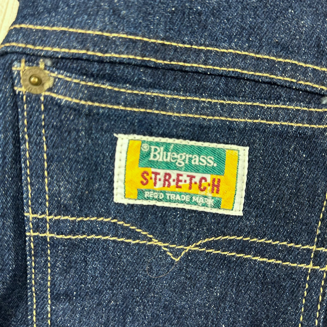Bluegrass 1980's High Waist Slim Australian Ladies Jeans - Suit Size 6