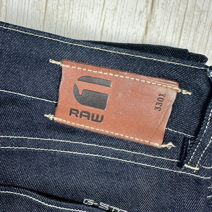 G Star RAW Womens '3301 Skinny' Jeans -Size 26/32