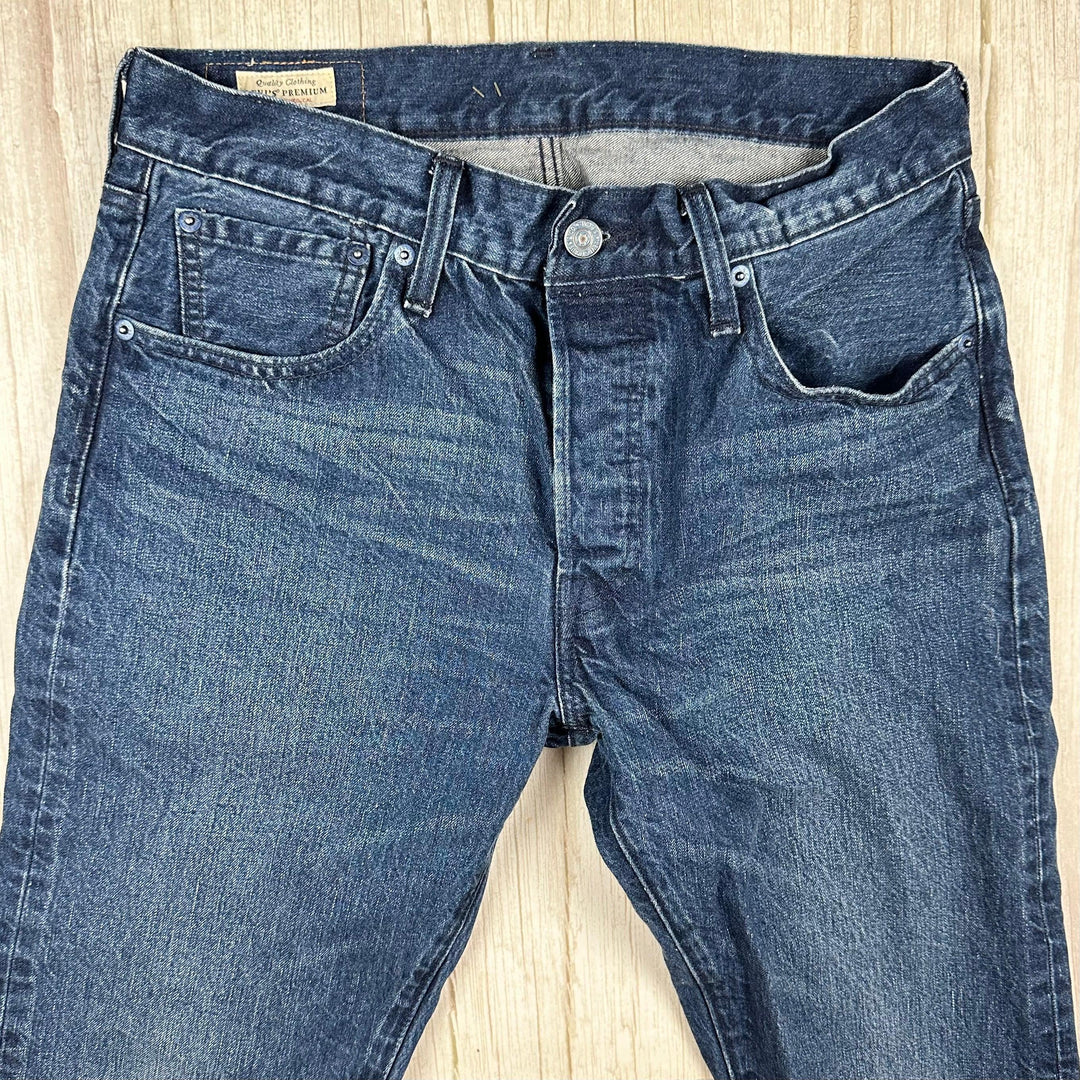 Levis 501 Mens Classic Button Fly Jeans -Size 32R - Jean Pool