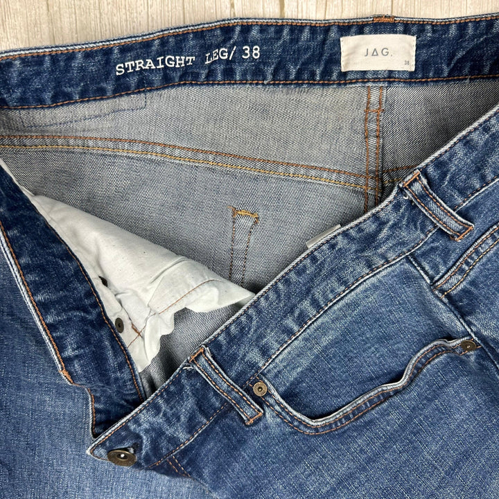 Jag Straight Mens Stretch Jeans - Size 38