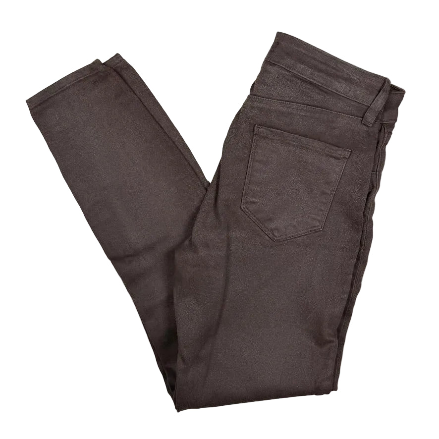 L'Agence 'Margot' Skinny Chocolate Crop Jeans- Size 26