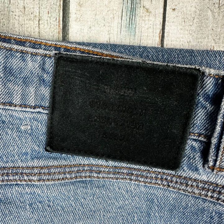 NEUW Mens 'Ray Straight' Stretch Denim Jeans - Size 36/34 - Jean Pool
