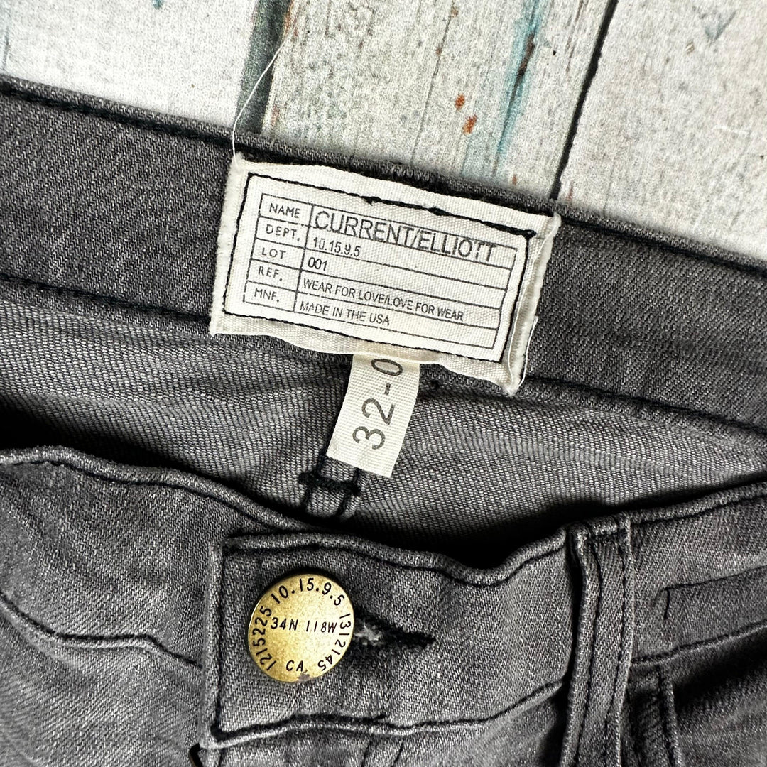 Current/Elliot 'The Ankle Skinny' Tunnel Wash Jeans- Size 32 - Jean Pool