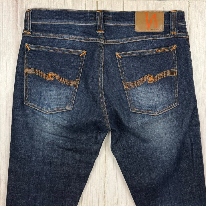 Nudie Jeans Co 'Tight Long John' Organic Night Worn Jeans - Size 30/32