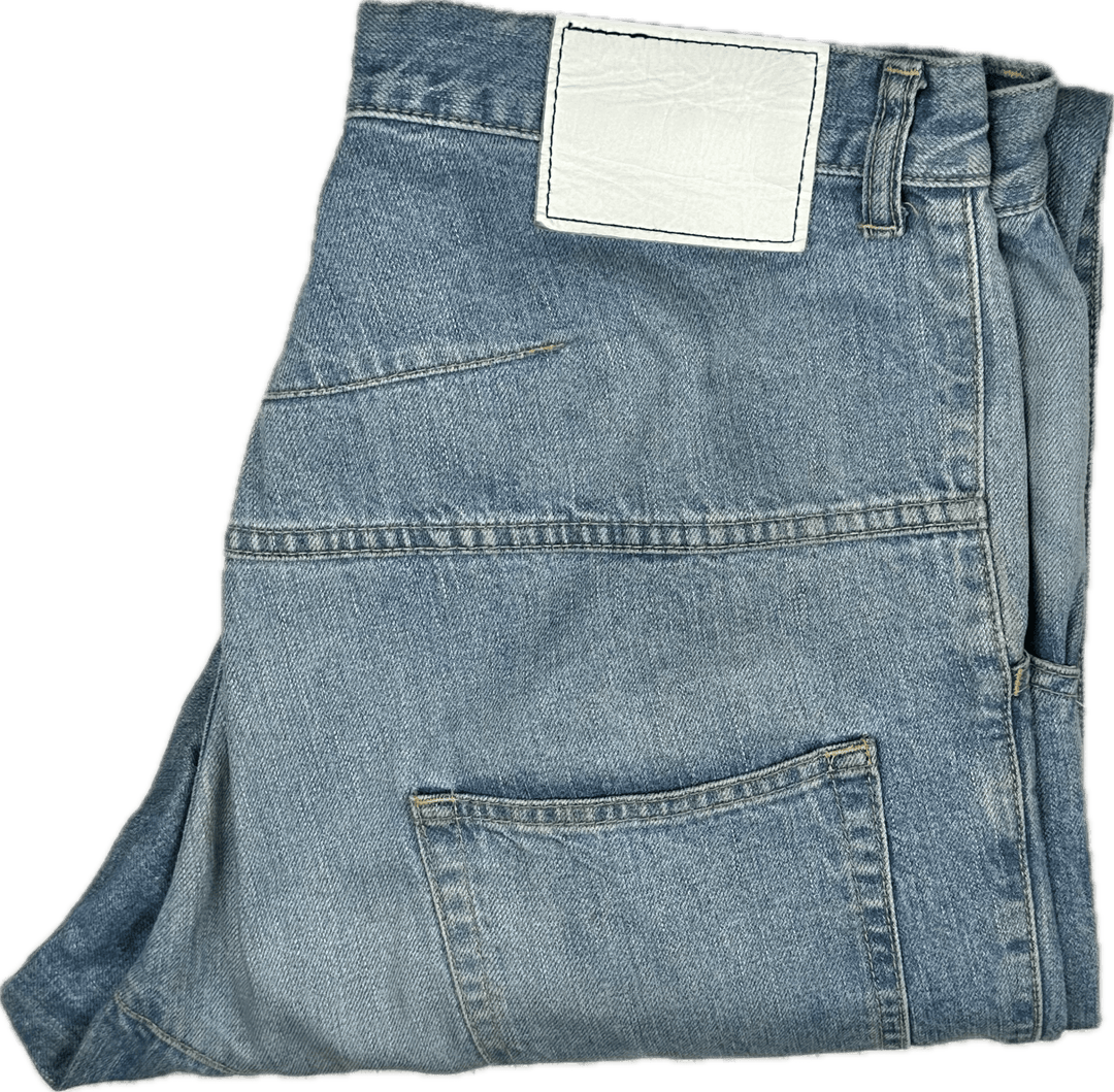 Bassike Made in Japan Super Lo Slung Jean -Size 31