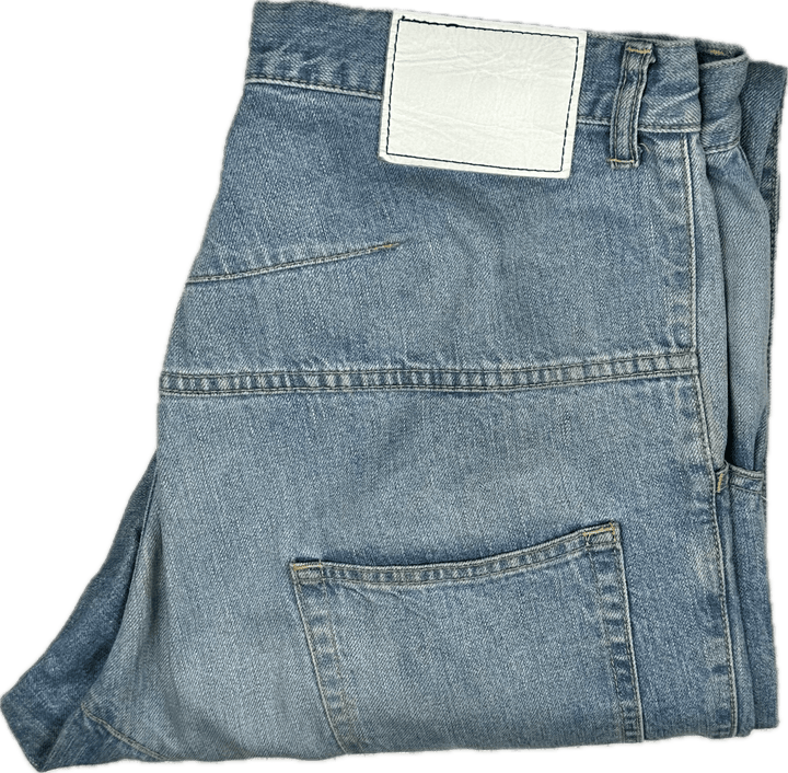 Bassike Made in Japan Super Lo Slung Jean -Size 31