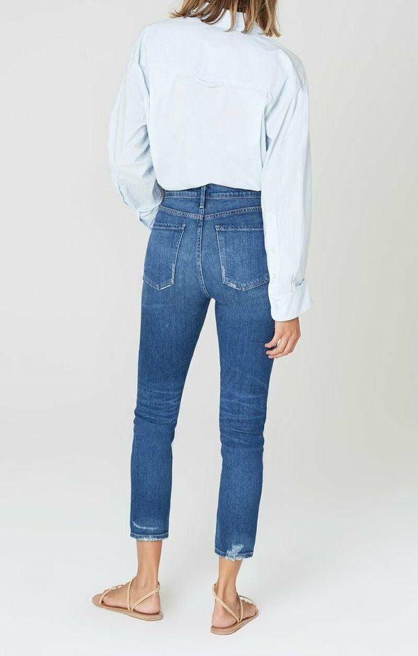 Citizens of Humanity High Rise 'Olivia Crop' Straight Jeans - Size 25