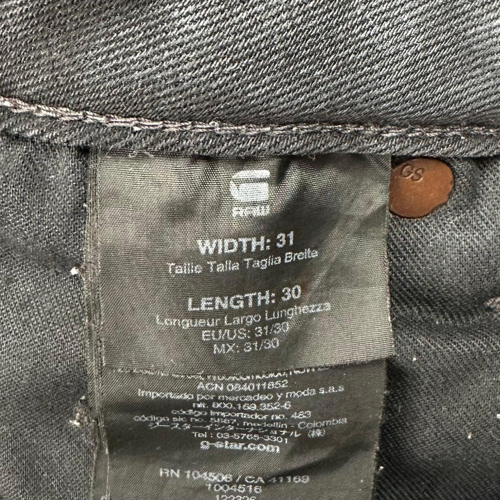 G Star RAW Men's 'Arc 3D Slim' Charcoal Jeans -Size 31/30