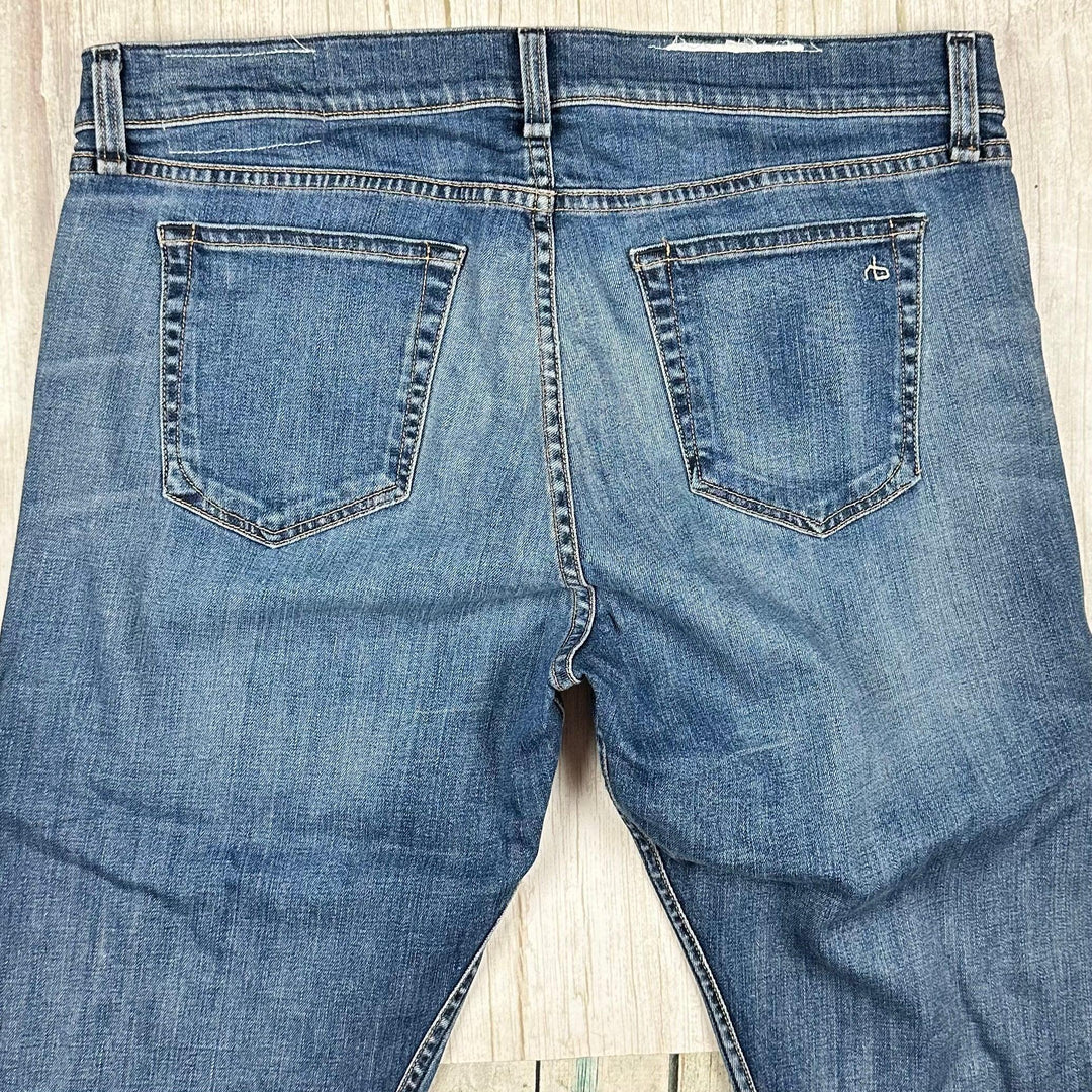 Rag & Bone Mens 'Fit 2' Indigo Rinse Jeans Made in USA - Size 36 - Jean Pool