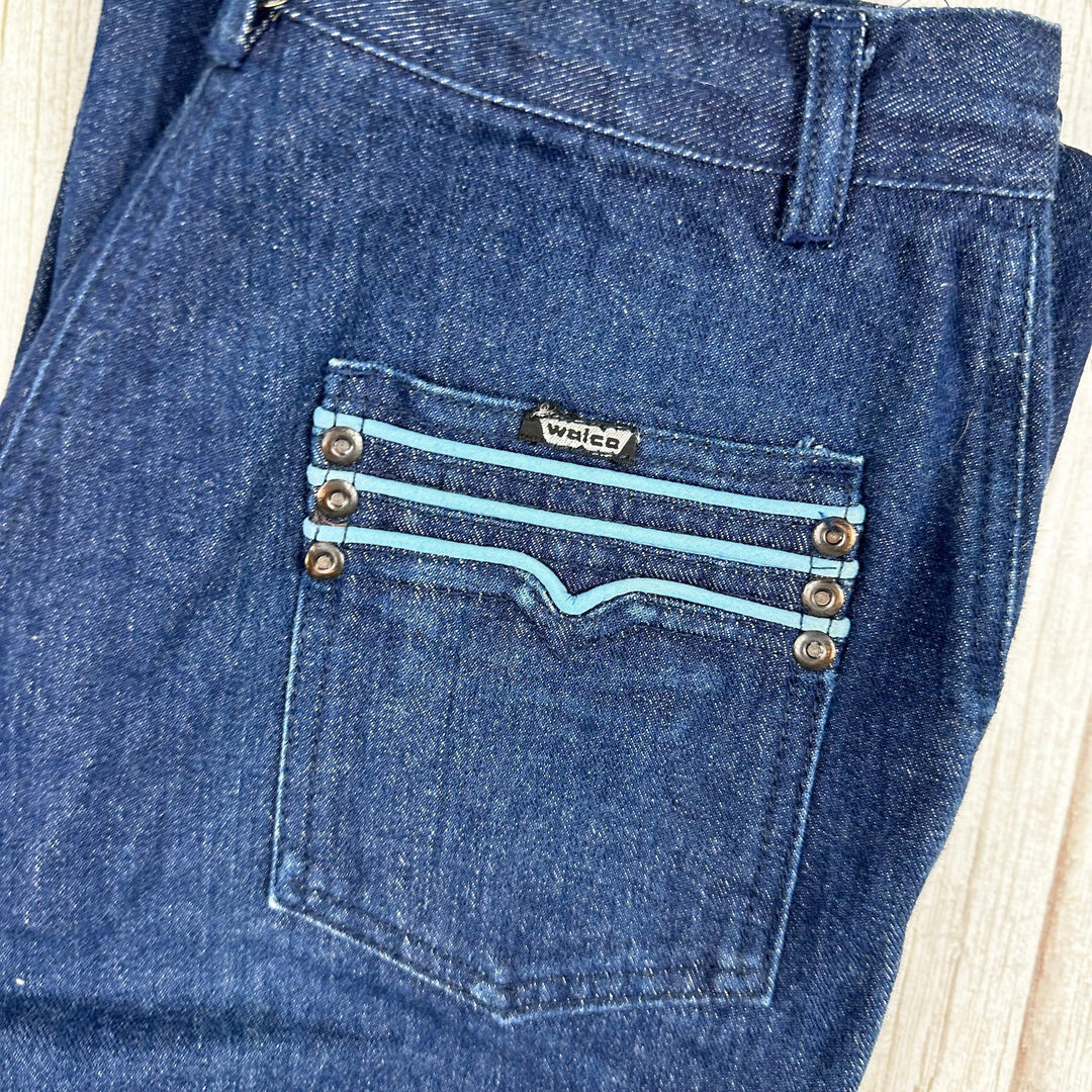 Walco 1970's Vintage Straight Leg Jeans - Suit Size 10-11