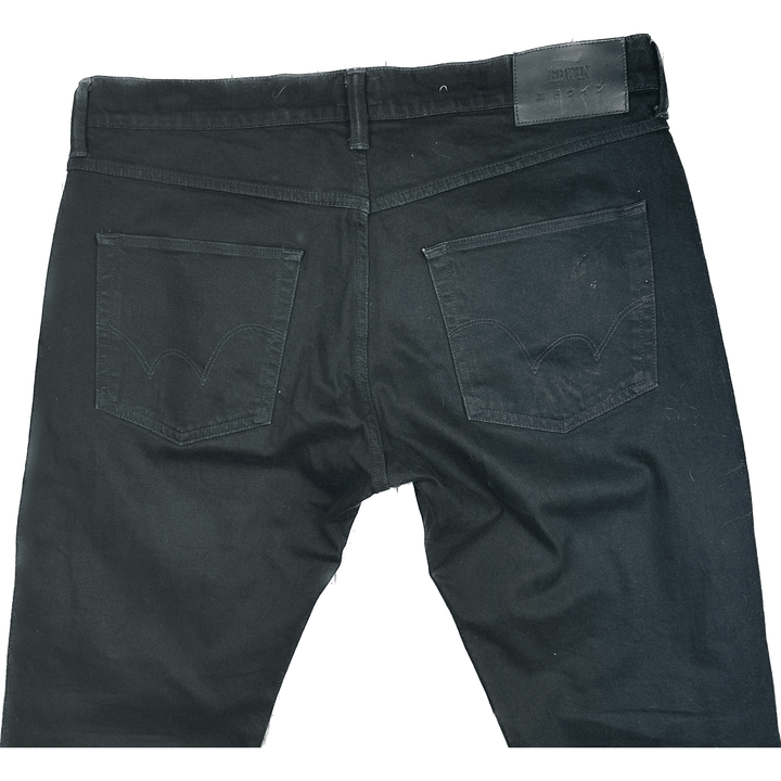 Edwin Japan - 'ED55' Regular Tapered Mens Black Jeans -Size 36/32 - Jean Pool