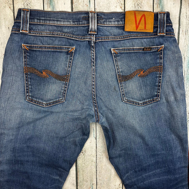 Nudie Jeans Co 'Tight Long John' Super Blue Jeans - Size 30/32 - Jean Pool