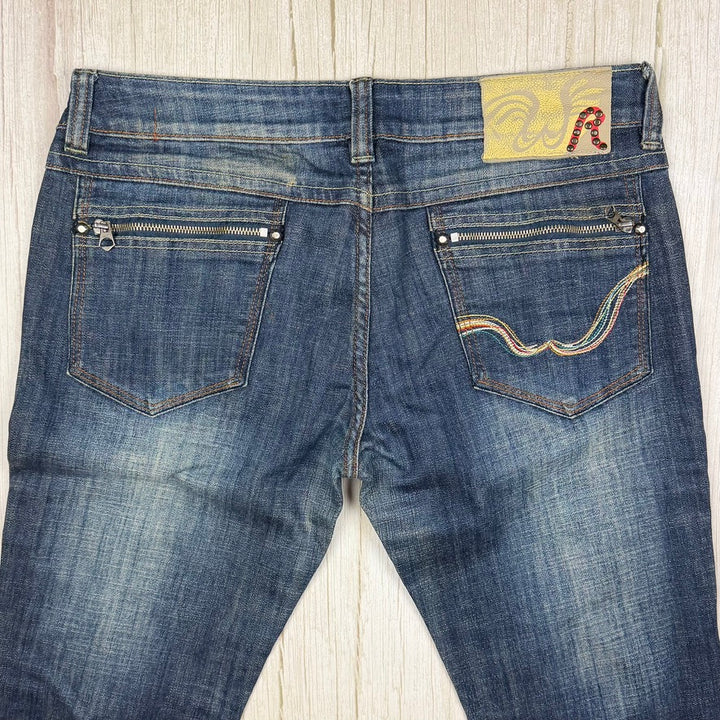 Replay Womens Y2K Low Rise Bootcut Jeans - Suit Size 29-30