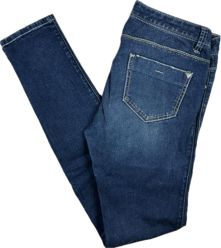 Guess Slim Straight Fit Stretch Denim Jeans - Size 28