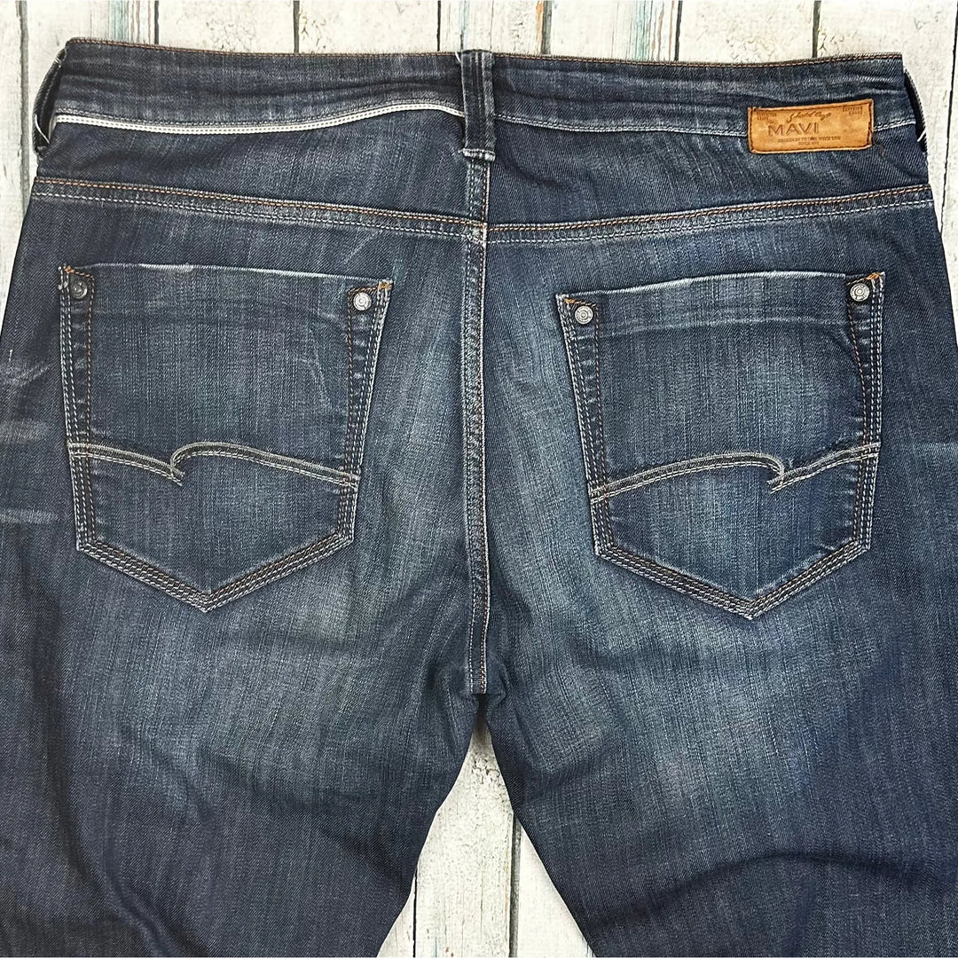 Mavi White Edge Denim Mens 'Hunter' Jeans -Size 36/34 - Jean Pool