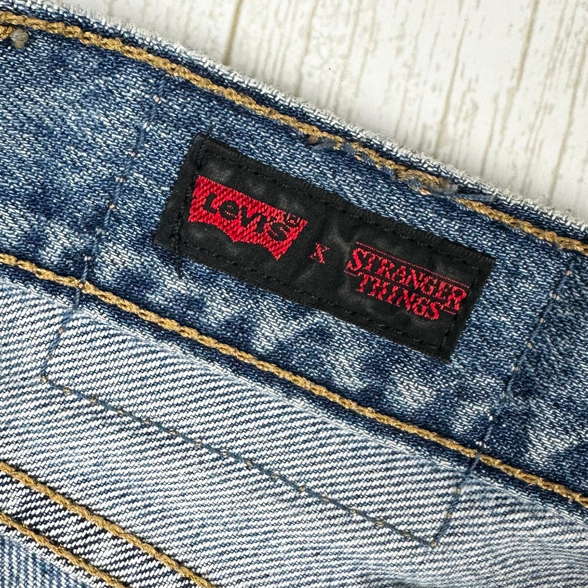 Levi’s x Stranger Things El jeans LEVIS x Stranger Things 505 Premium Big E Netflix Collection Jean