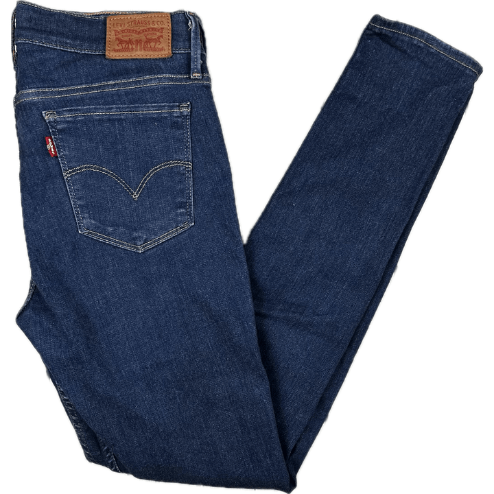 Levis 710 Super Skinny Mid Rise Denim Jeans - Size 29 - Jean Pool